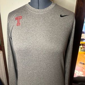 Gray Nike Dry fit Temple long sleeve shirt size medium